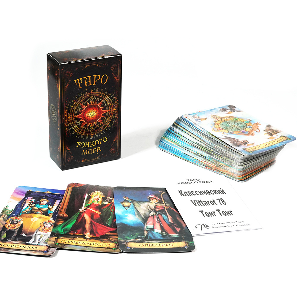 Cartas de Tarot TAPO, 78 juego - Board Game Instruction reseña y precio