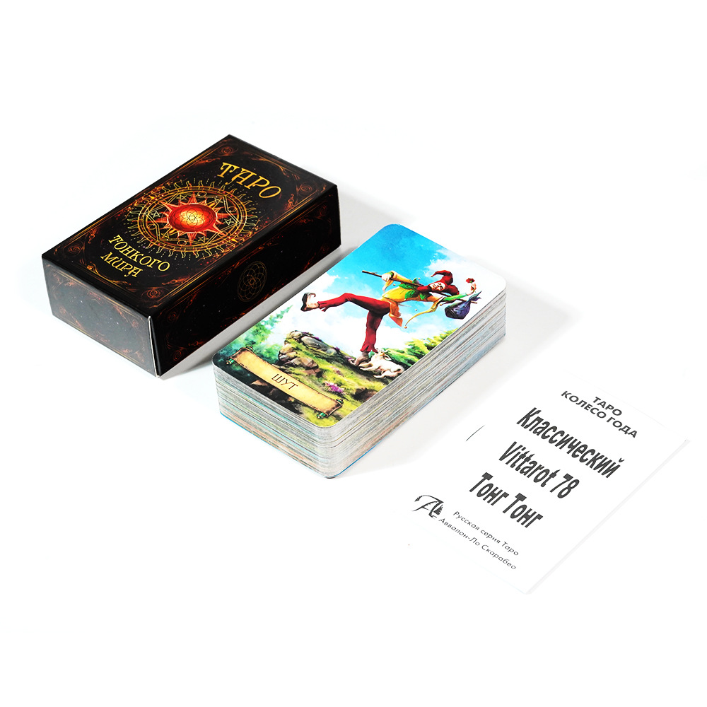 Cartas de Tarot TAPO, 78 juego - Board Game Instruction reseña y precio