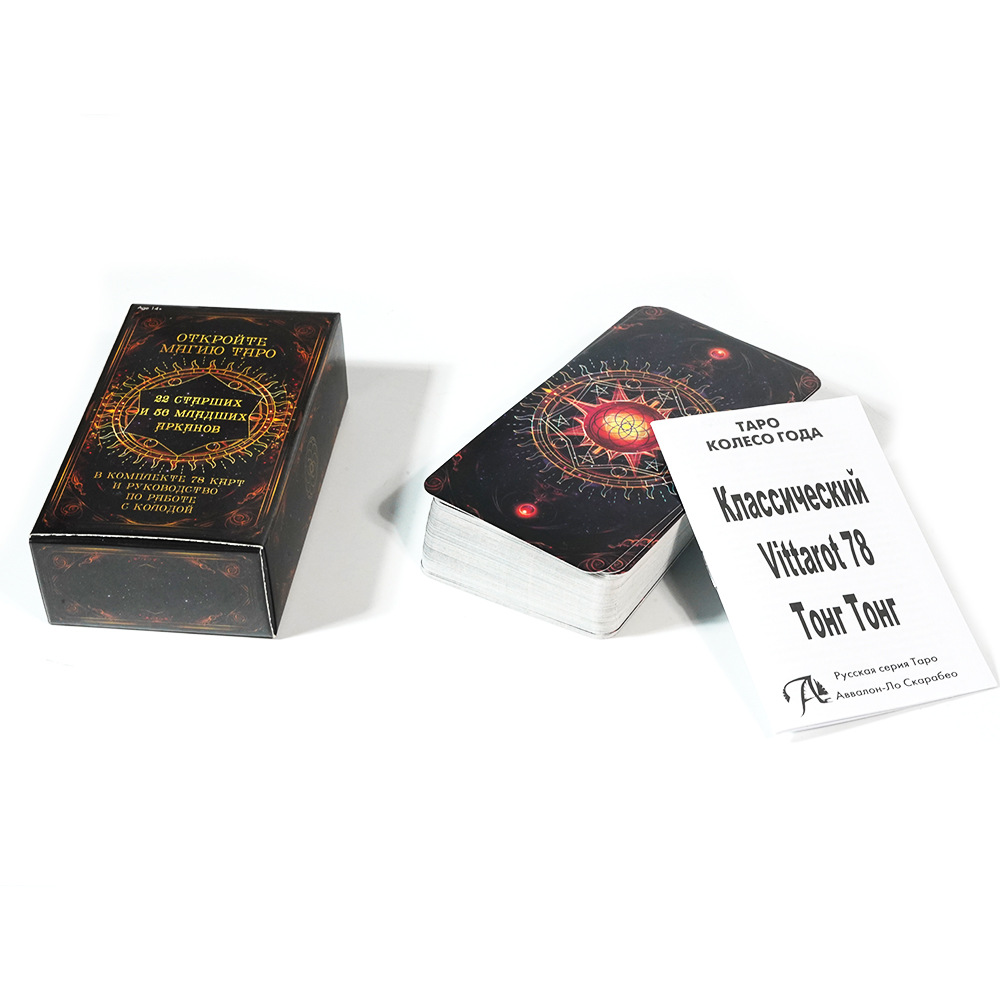 Cartas de Tarot TAPO, 78 juego - Board Game Instruction reseña y precio
