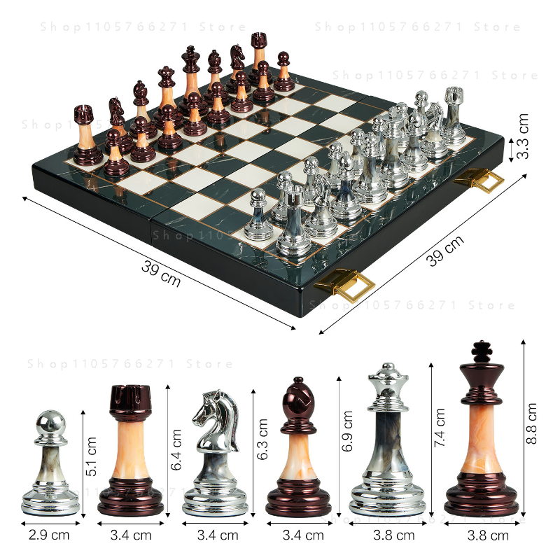 Juego de Ajedrez de Madera Pre - Chess Set Wooden reseña y precio