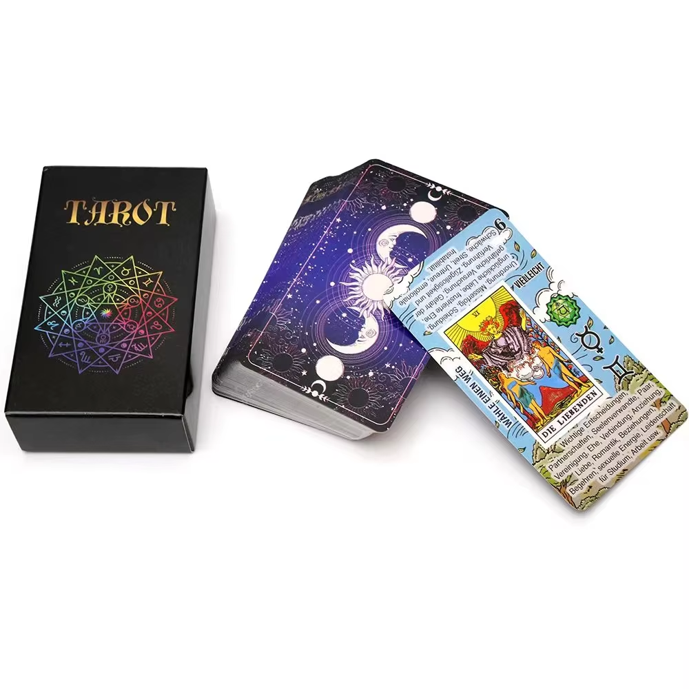  Cartas de tarot alemanas, ju - Board Game Instruction reseña y precio