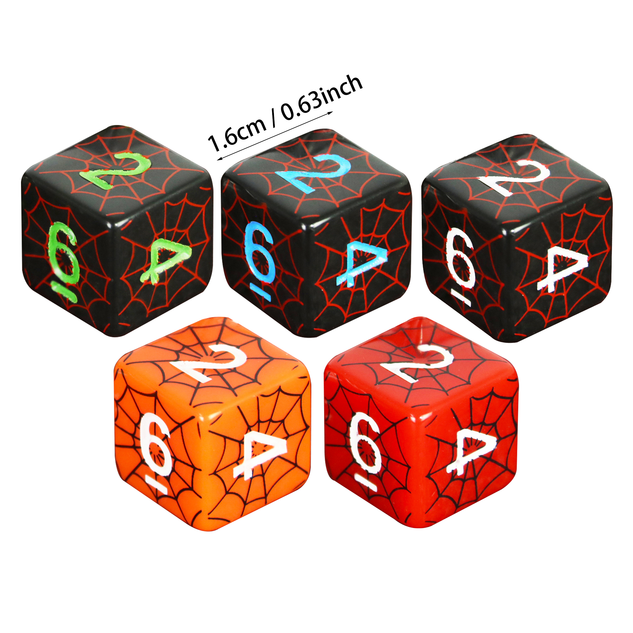 5 unids/set dados digitales D6 - Board Game Web reseña y precio