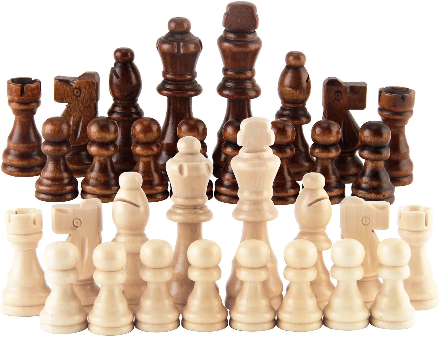 32 plazas de ajedrez de madera - Board Game Queen reseña y precio