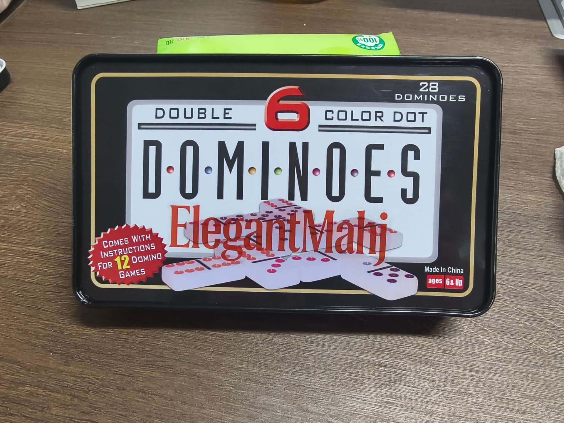 Elegante Juego de Dominó Doble - Board Game Dots reseña y precio