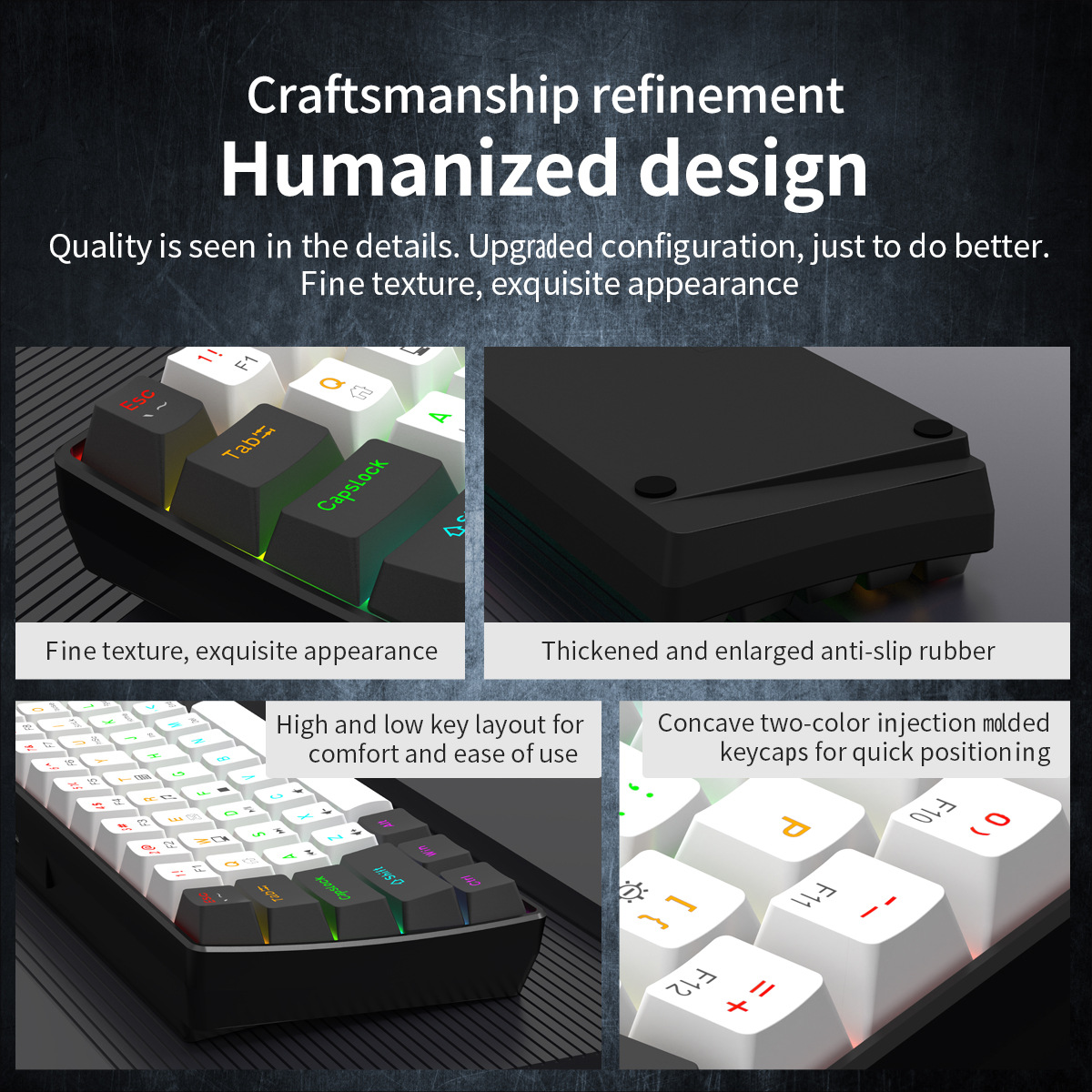 Teclado Mecánico Gamer 60% Min - Board Game Journal reseña y precio
