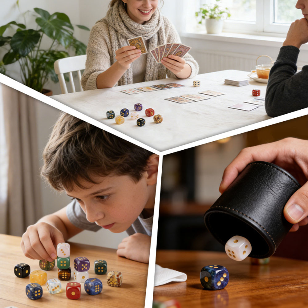 Cuentas de dados de cristal de - Board Game Loop reseña y precio